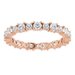 Accented Eternity Band