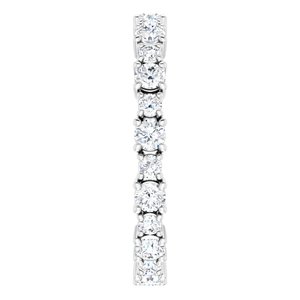 Accented Eternity Band