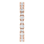Accented Eternity Band