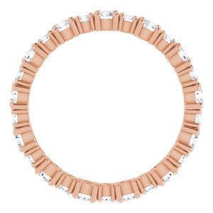 Accented Eternity Band