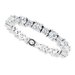 Accented Eternity Band