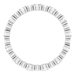 Accented Eternity Band