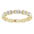 Accented Eternity Band