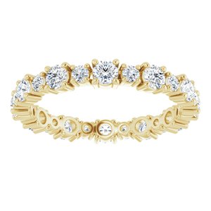 Accented Eternity Band