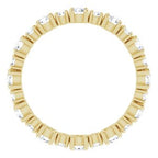 Accented Eternity Band