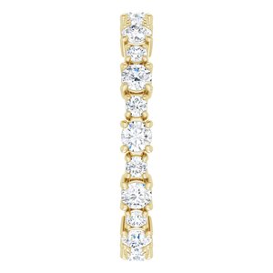 Accented Eternity Band