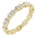 Accented Eternity Band
