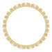Accented Eternity Band