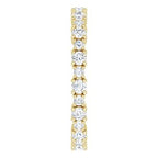 Accented Eternity Band