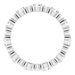 Accented Eternity Band