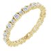 Accented Eternity Band