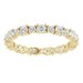 Accented Eternity Band