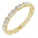 Accented Eternity Band