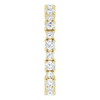 Accented Eternity Band