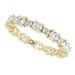Accented Eternity Band