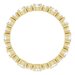 Accented Eternity Band