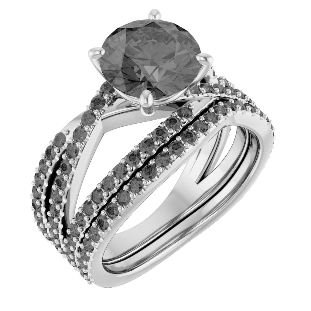 Accented Engagement Ring