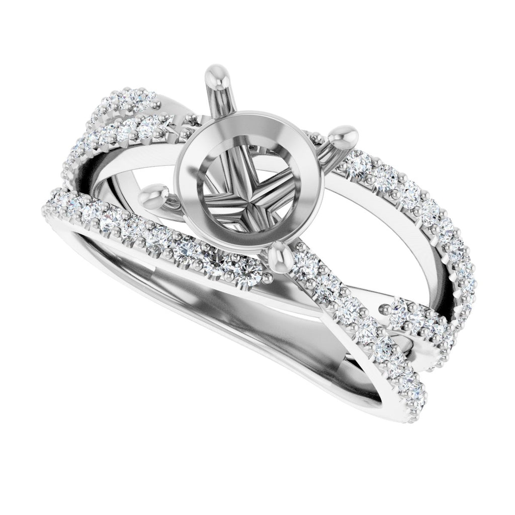 Accented Engagement Ring