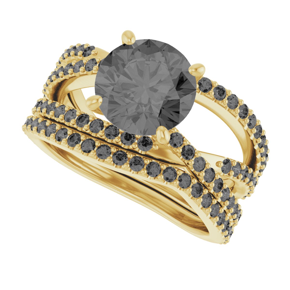 Accented Engagement Ring