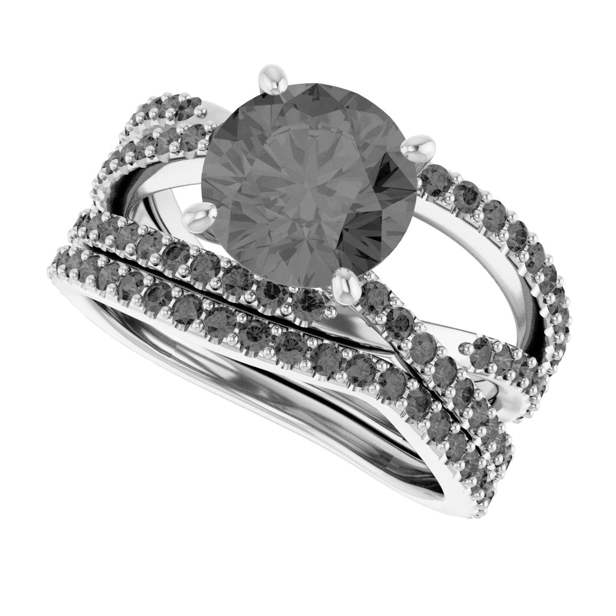 Accented Engagement Ring