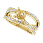 Accented Engagement Ring
