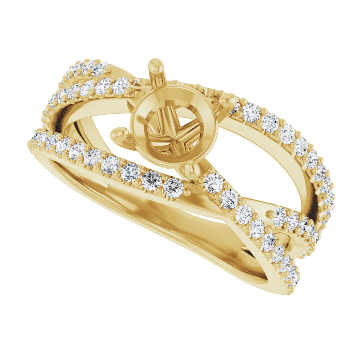 Accented Engagement Ring