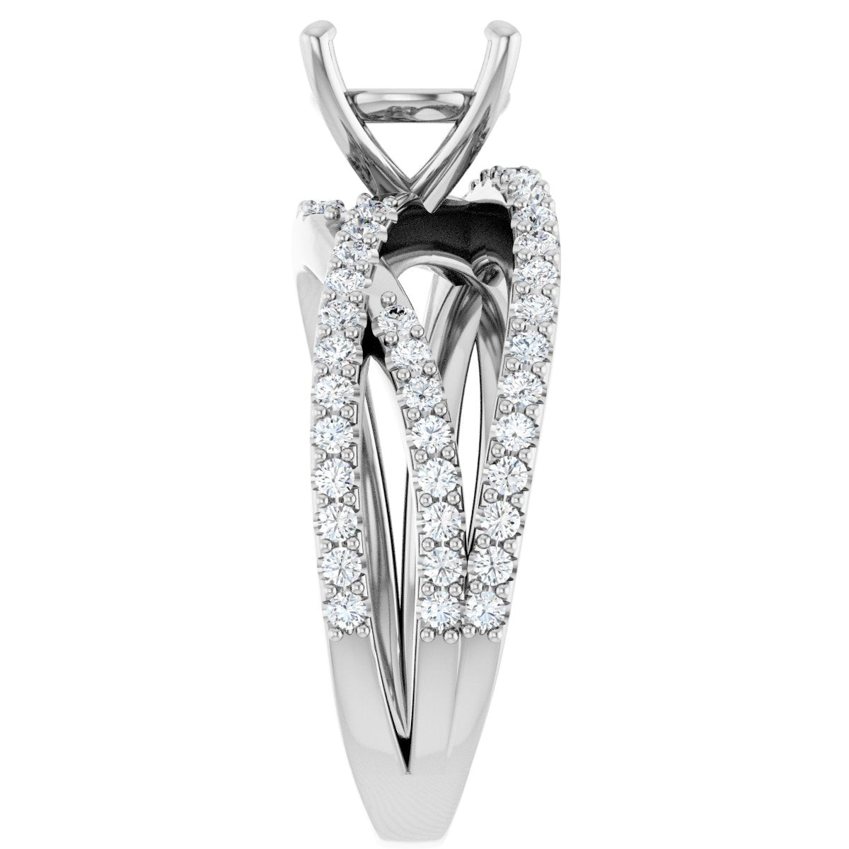 Accented Engagement Ring