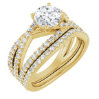 Accented Engagement Ring