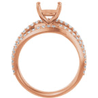 Accented Engagement Ring