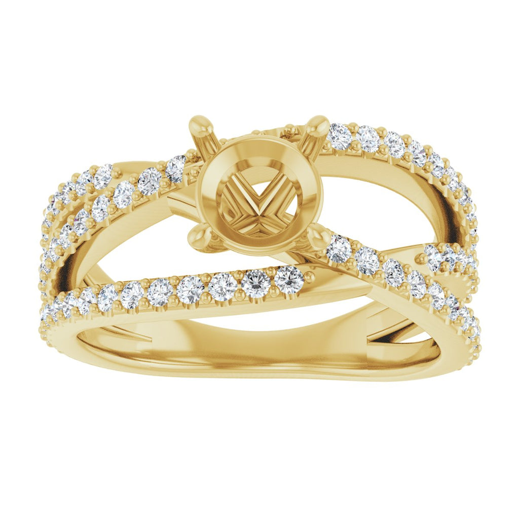 Accented Engagement Ring