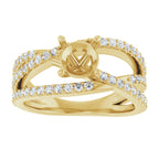 Accented Engagement Ring