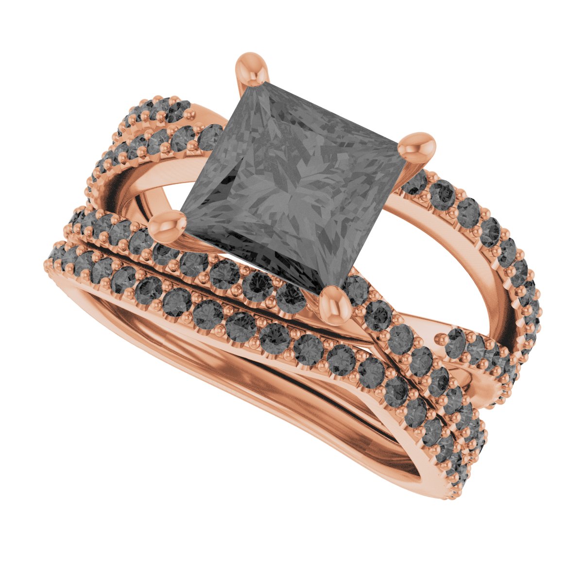 Accented Engagement Ring
