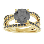 Accented Engagement Ring