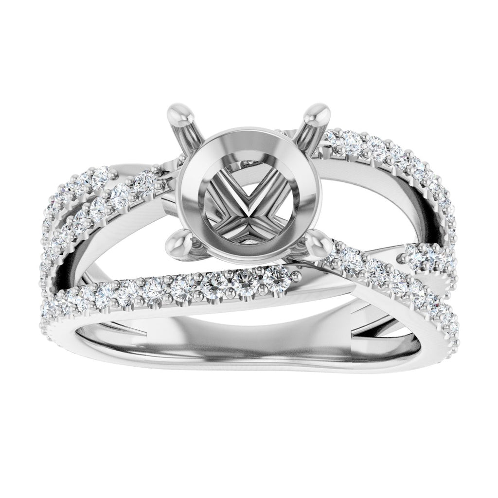 Accented Engagement Ring