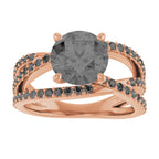 Accented Engagement Ring
