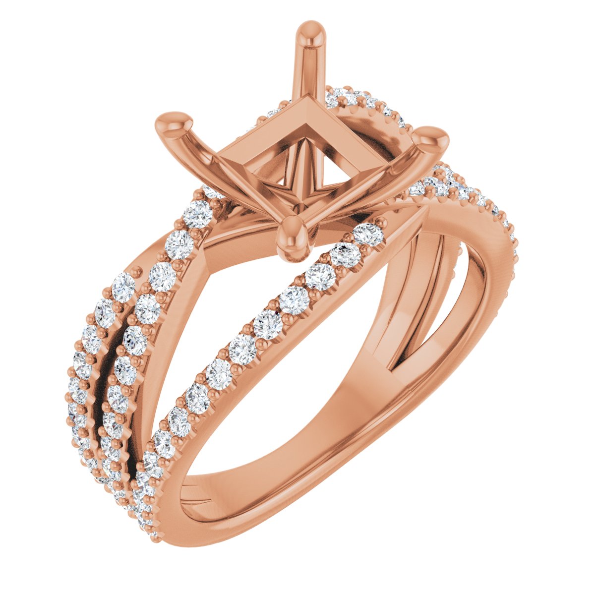 Accented Engagement Ring