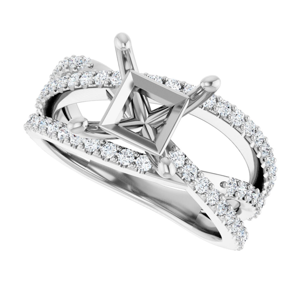 Accented Engagement Ring