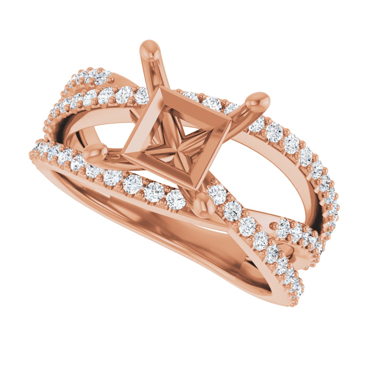Accented Engagement Ring