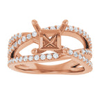 Accented Engagement Ring
