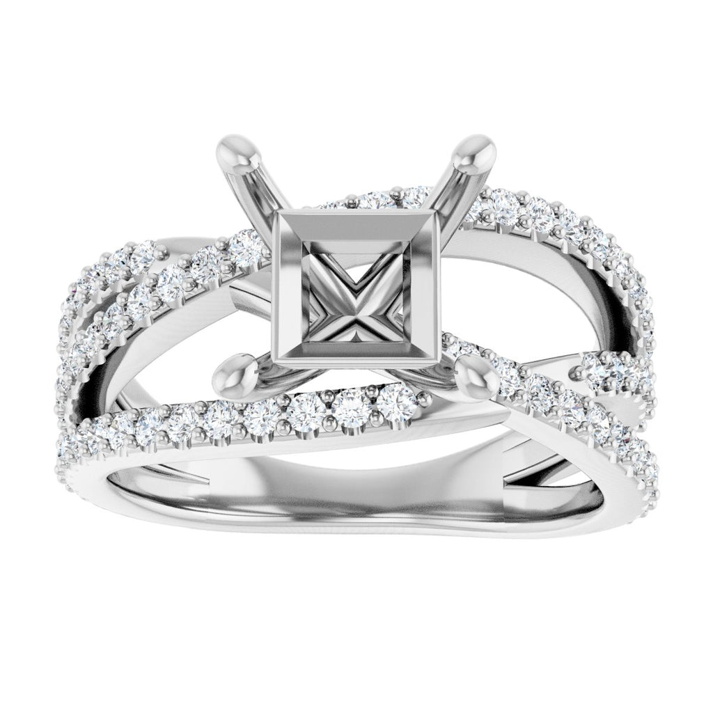Accented Engagement Ring