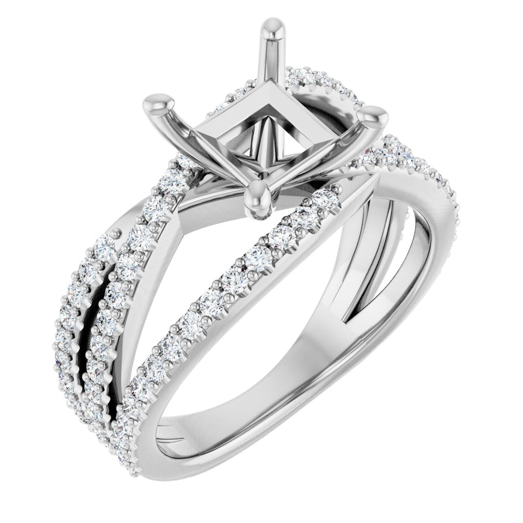 Accented Engagement Ring