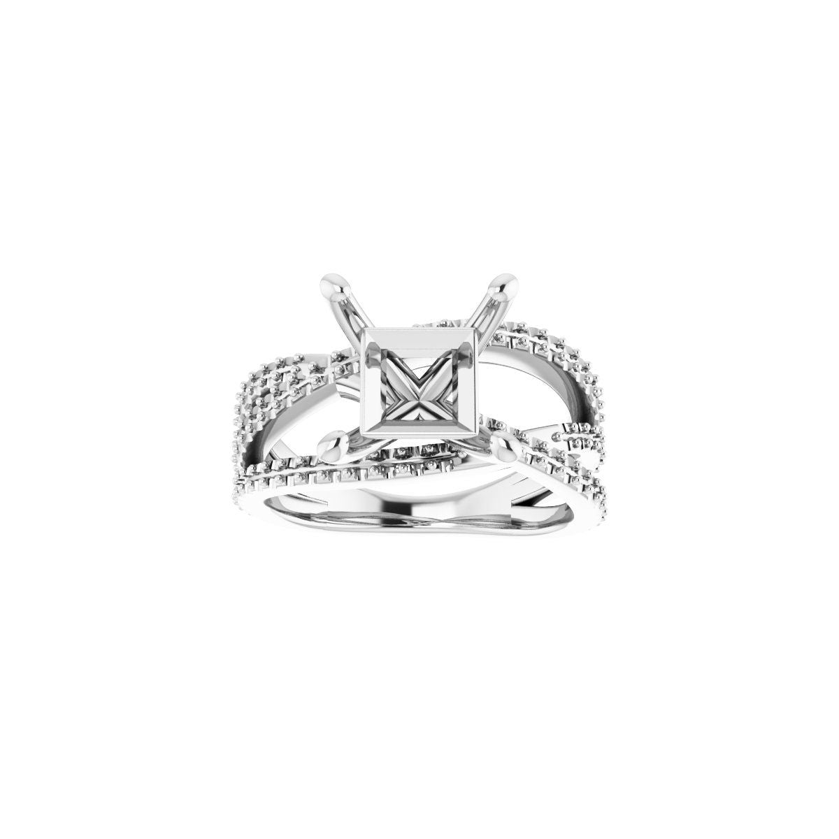 Accented Engagement Ring