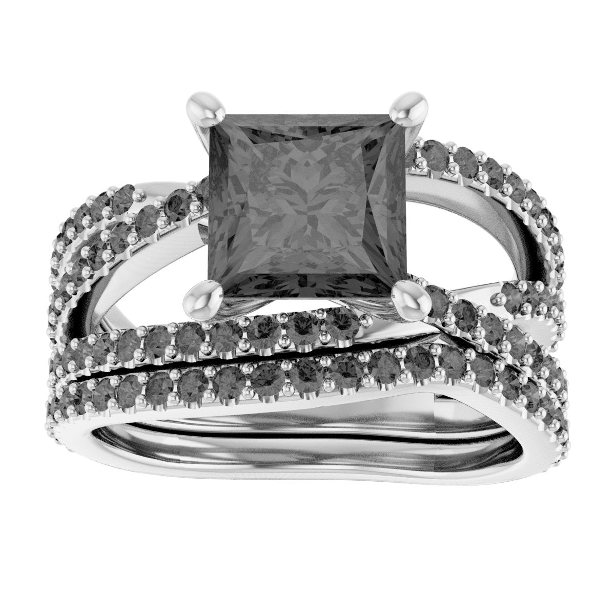 Accented Engagement Ring
