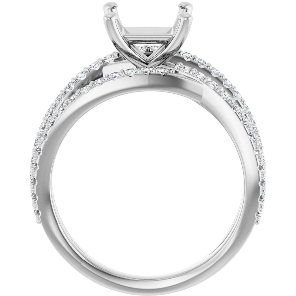 Accented Engagement Ring