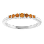 Accented Stackable Ring