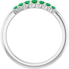 Accented Stackable Ring