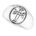 Celtic-Inspired Cross Ring