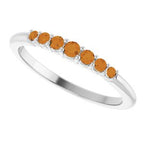 Accented Stackable Ring