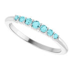 Accented Stackable Ring
