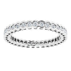 Scalloped Channel-Set Eternity Band